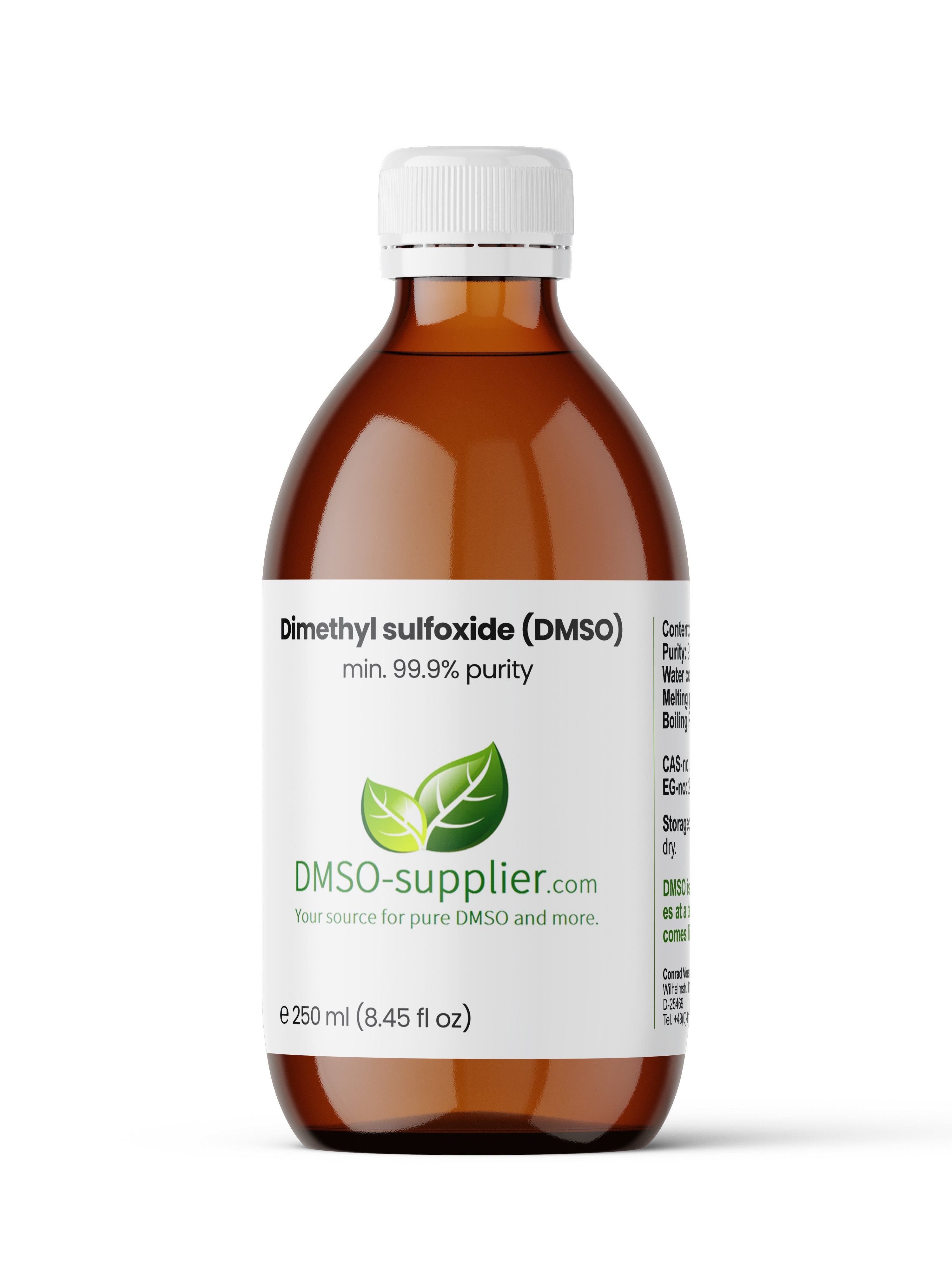 99.9%+ Pure DMSO (Dimethyl Sulfoxide) - USP Grade Pharmaceutical Solve -  Compass Laboratory