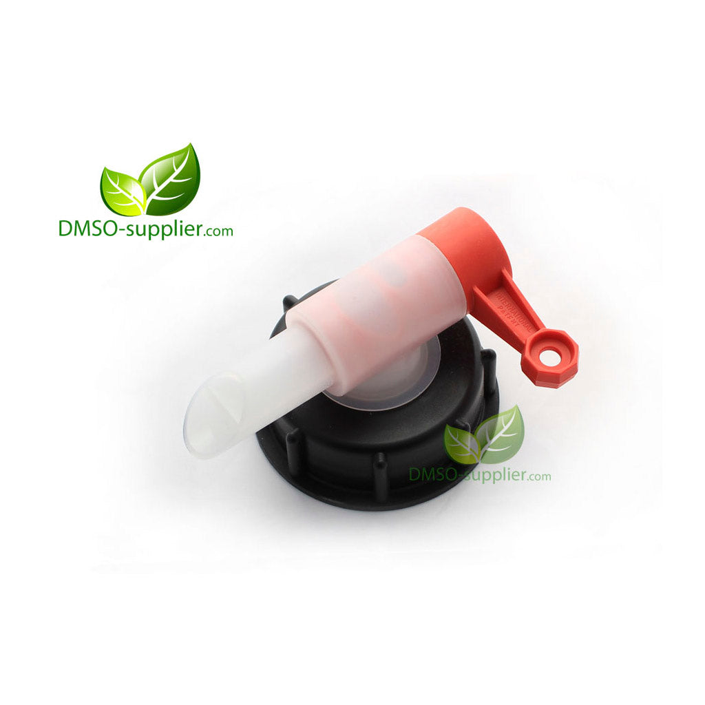 Outlet tap for HDPE canisters